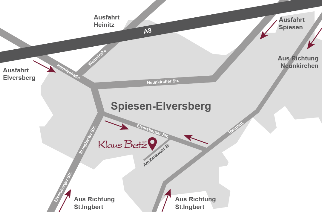 Kontakt Anfahrt - Klaus Betz GmbH